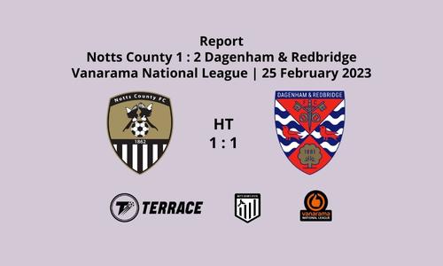 Report | Dagenham & Redbridge (h)