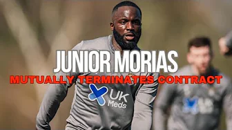 JUNIOR MORIAS MUTUALLY AGREES TO TERMINATE CONTRACT AT MEADOW LANE