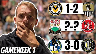 LEAGUE 2 GAMEWEEK 1 PREDICTIONS🔮