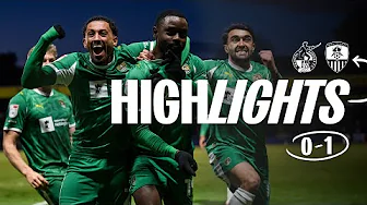 HIGHLIGHTS | BRISTOL ROVERS 0-1 NOTTS COUNTY
