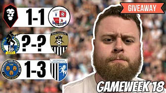 GIVEAWAY+ LEAGUE 2 GAMEWEEK 18 PREDICTIONS 🔮| Bristol to lose EIGHT on the spin? Gills to win away?