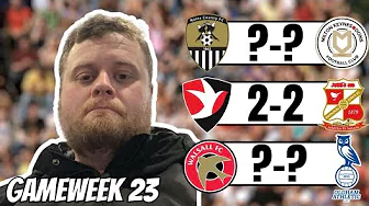 LEAGUE 2 PREDICTIONS GAMEWEEK 23 🔮 | Notts to bounce back? Walsall lose at home?