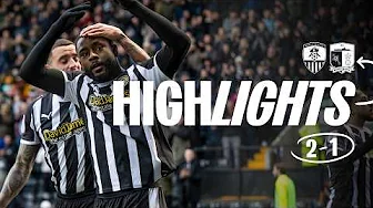 HIGHLIGHTS | NOTTS COUNTY 2-1 BARROW