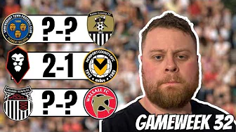 LEAGUE 2 PREDICTIONS GAMEWEEK 32 🔮 | Walsall regain some form? Notts grind out another win?